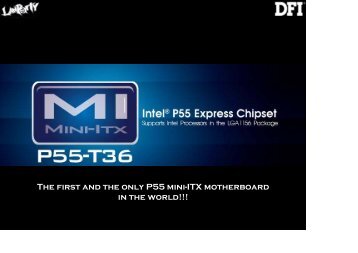 The first and the only P55 mini-ITX motherboard in the ... - Orbit Micro