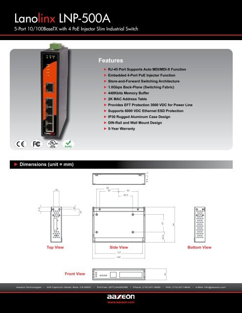 Lanolinx LNP-500A - Imimg