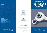 testicular cancer information - Orchid