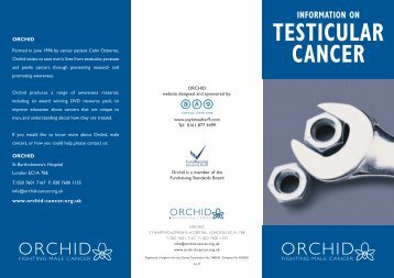 testicular cancer information - Orchid