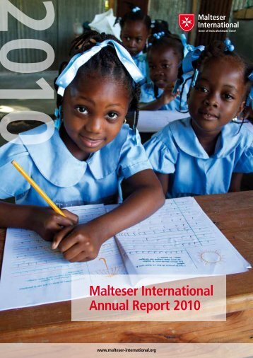 Malteser International Annual Report 2010 - Ordine di Malta