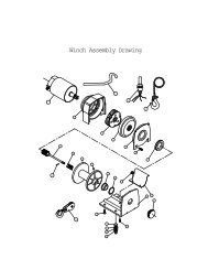 Winch Assembly Drawing - Order Tree