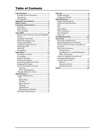 Table of Contents - OrderTree.com