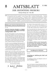 amtsblatt e 1302 - ErzbischÃ¶fliches Ordinariat Freiburg
