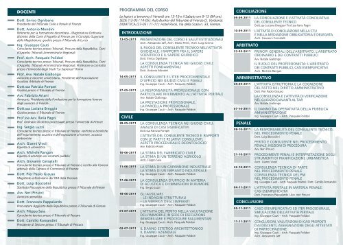 PRoGRAmmA - Fondazione Professione Architetto