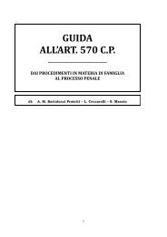 GUIDA ALL'ART. 570 C.P. - Ordine degli Avvocati di ROMA