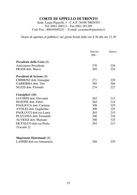 Interni Corte d'Appello.pdf - Ordine degli Avvocati di Trento