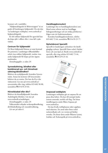 Landstingskatalogen del 2: Information om hÃ¤lso- och sjukvÃ¥rd (pdf-fil)
