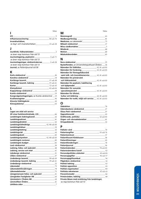Landstingskatalogen del 2: Information om hÃ¤lso- och sjukvÃ¥rd (pdf-fil)