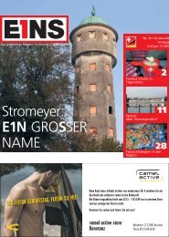 12. November `09 (PDF) - E1NS-Magazin