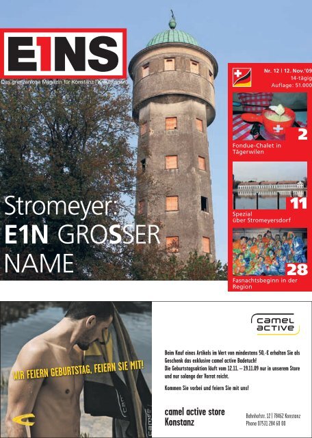 12. November `09 (PDF) - E1NS-Magazin