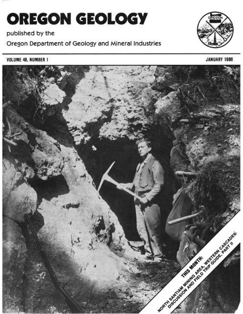 Ore Bin / Oregon Geology magazine / journal - Oregon Department ...