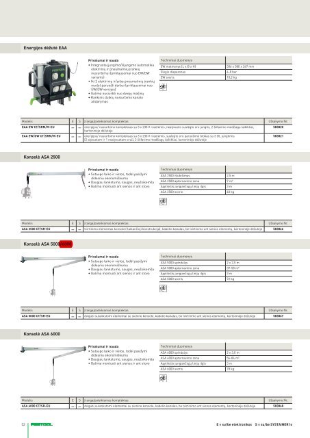 Festool katalogas "Programos apžvalga 2012 Pavasaris"