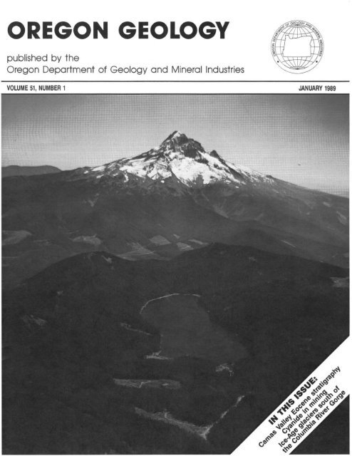 Ore Bin / Oregon Geology magazine / journal - Oregon Department ...