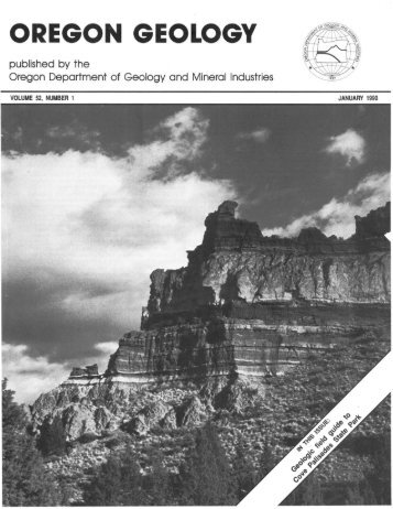 Ore Bin / Oregon Geology magazine / journal - Oregon Department ...