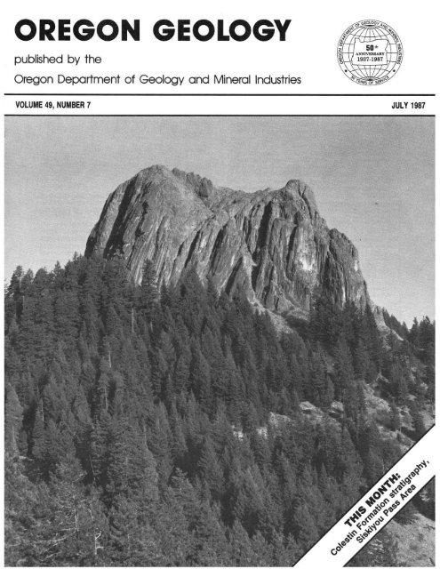 Ore Bin / Oregon Geology magazine / journal - Oregon Department ...