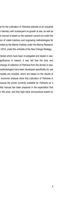 Cultivating Palmaria palmata - Bord Iascaigh Mhara