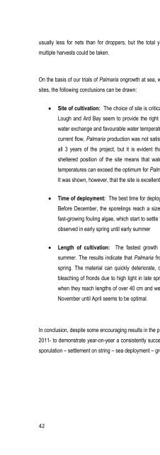 Cultivating Palmaria palmata - Bord Iascaigh Mhara