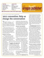 oregon publisher - Oregon Newspaper Publishers Association