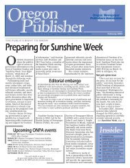 February 2005 - Oregon Newspaper Publishers Association