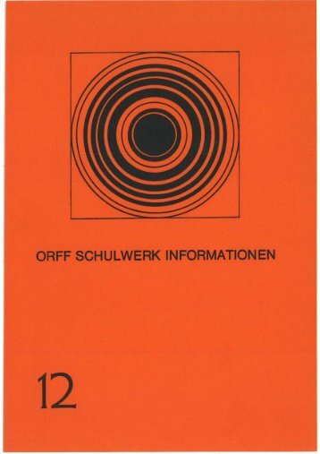 Methoden des Orff-Instituts - Orff Schulwerk Forum Salzburg