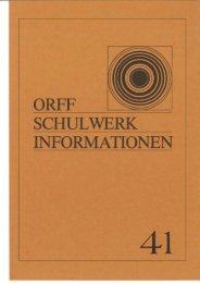 Informationen - Orff Schulwerk Forum Salzburg