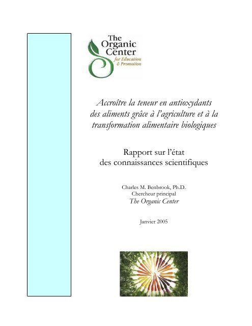 AccroÃ®tre la teneur en antioxydants des aliments grÃ¢ce Ã  l'agriculture ...