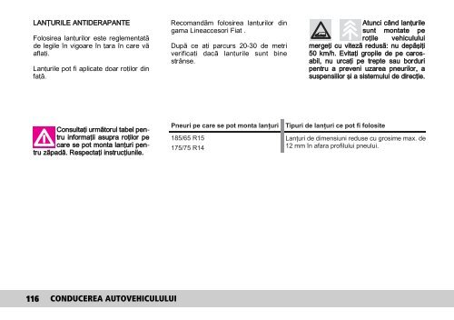 FIAT Doblo - manual utilizare - PORTAL AUTO IASI