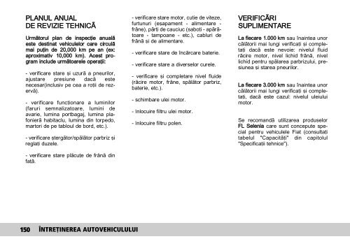 FIAT Doblo - manual utilizare - PORTAL AUTO IASI