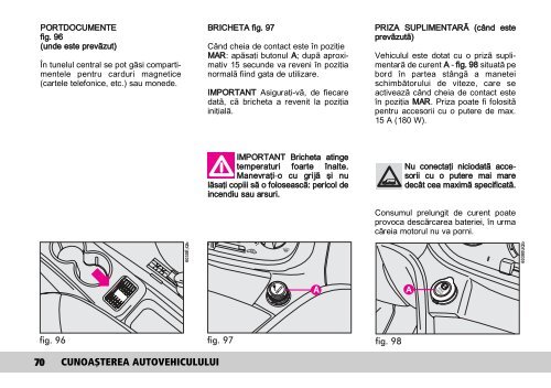 FIAT Doblo - manual utilizare - PORTAL AUTO IASI