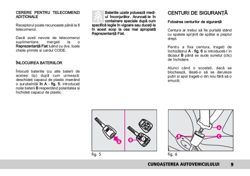 FIAT Doblo - manual utilizare - PORTAL AUTO IASI