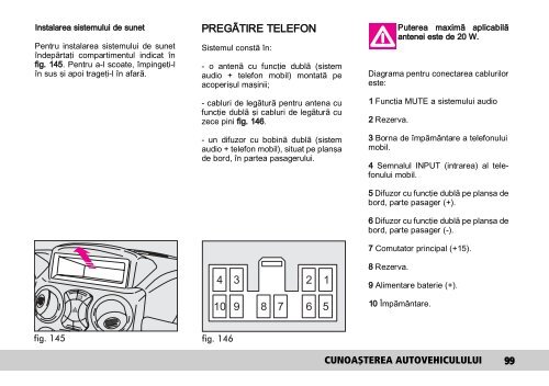 FIAT Doblo - manual utilizare - PORTAL AUTO IASI