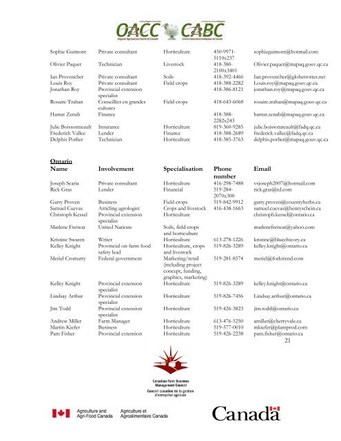 Organic Agriculture Symposium: Fundamentals for Professionals