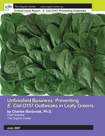 Preventing E. Coli 0157 Outbreaks in Leafy Greens
