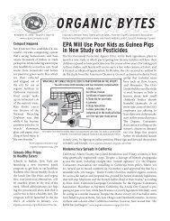 ORGANIC BYTES - Organic Consumers Association