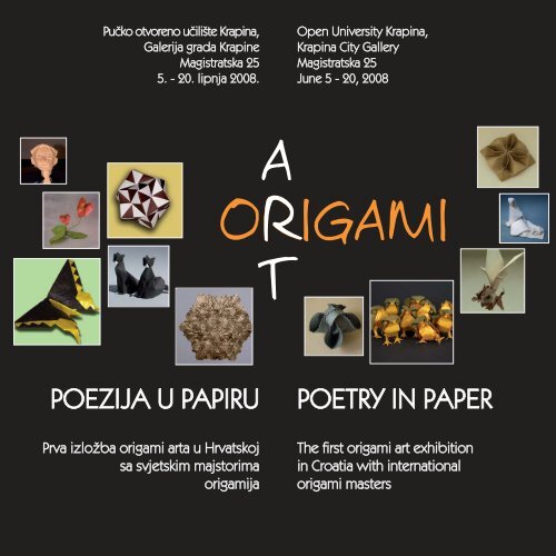 POETRY IN PAPER POEZIJA U PAPIRU - Organic Origami