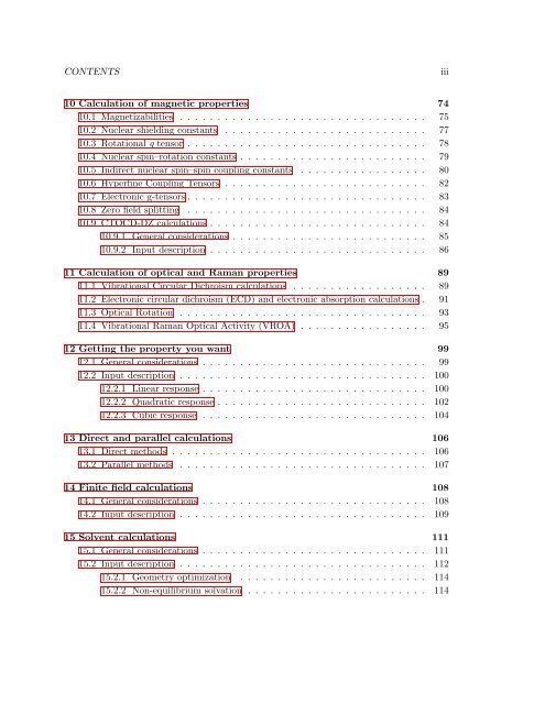 Hypertext Dalton 2.0 manual - Theoretical Chemistry, KTH