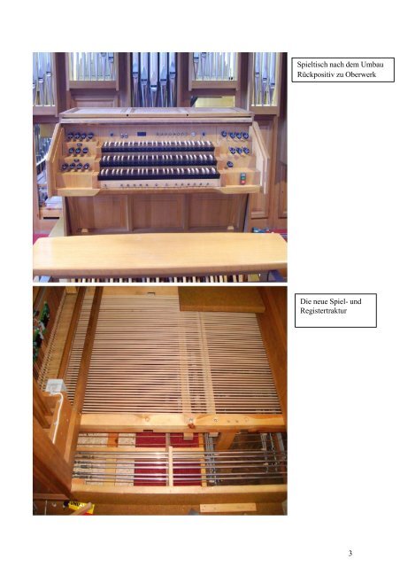 ein kurzer, bebilderter Bericht - Orgelbau Raab & Plenz
