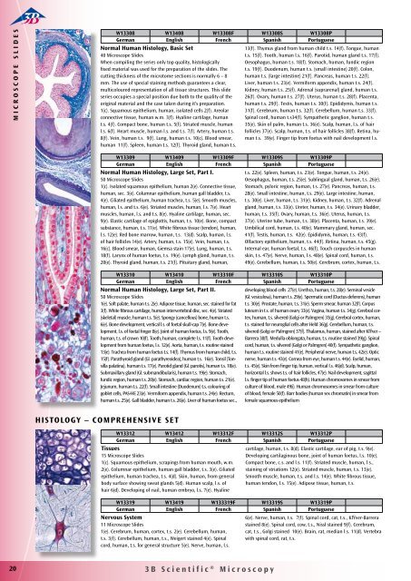 3B Scientific - Microscopy Catalog