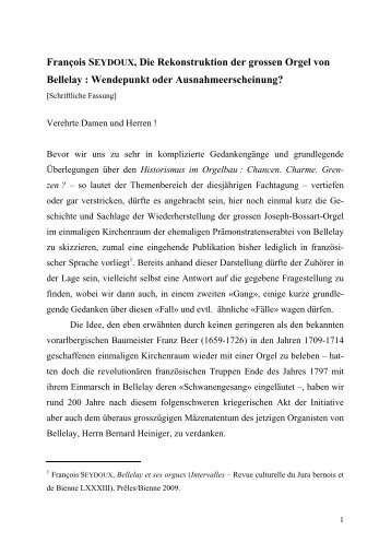 Seydoux - korrigiertes Referat - Orgelbau Kuhn AG