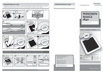 PERSONEN- WAAGE 7840 - Clickfarma.it