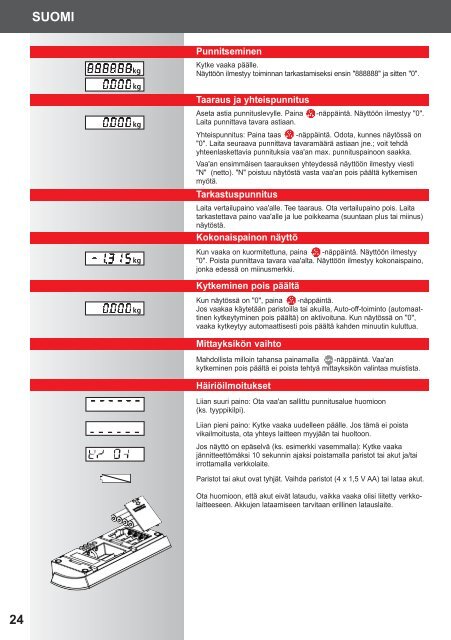 Bedienungsanleitung 2 Operating Instructions 5 Mode d'emploi 8 ...