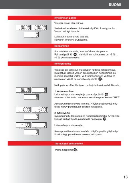 9220 Gebruiksaanwijzing 2 KÃ¤yttÃ¶ohje 9 Bruksanvisning (S) 16 ...