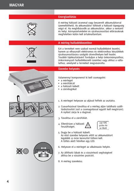 9320 KezelÃ©si ÃºtmutatÃ³ 2 Manual de instrucÃµes 9 Navodila za ...