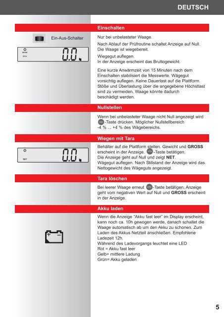 9241 Bedienungsanleitung 2 Operating Instructions 10 Mode d ...