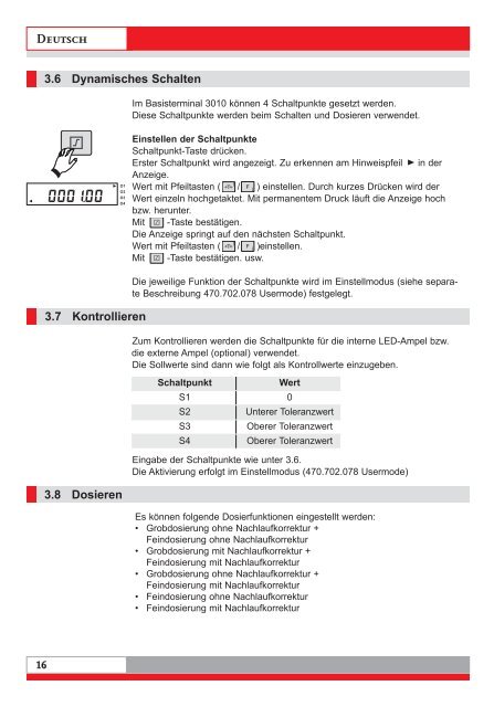 Basisterminal 3010 - Soehnle Professional