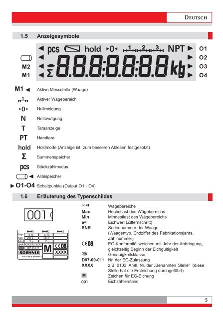 Basisterminal 3010 - Soehnle Professional