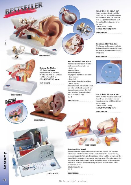 3B Scientific - Medical Catalog