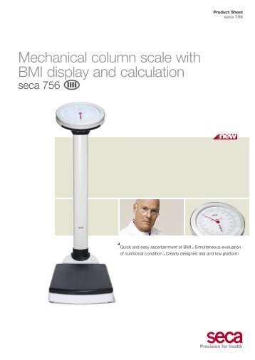 Mechanical column scale with BMI display and ... - Doctorshop.it