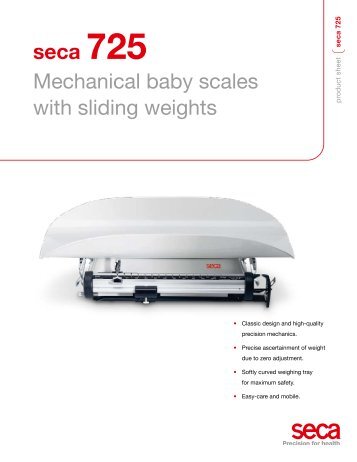 seca 725 Mechanical baby scales with sliding weights - Doctorshop.it